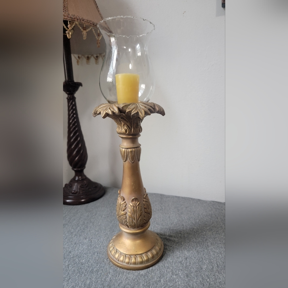Whitley Candleholder Molded resin.